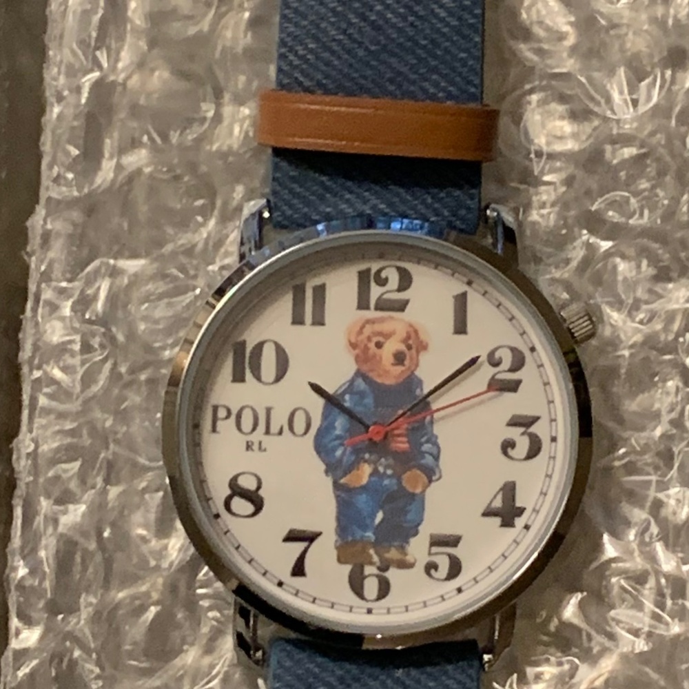 Polo Ralph Lauren Denim Bear Watch Limited  Edition